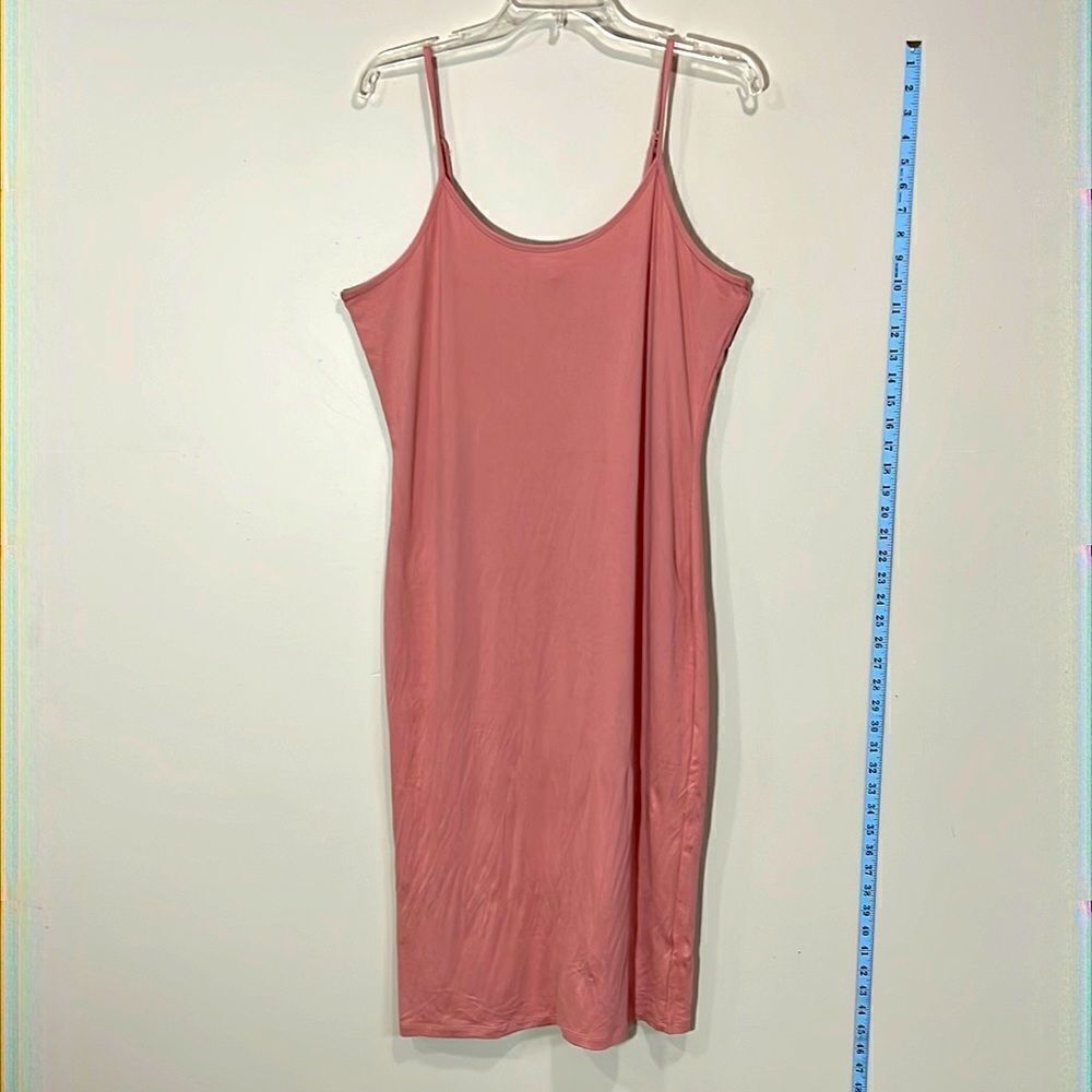Sexy Pink Plus Size Sleeveless Dress. Size 1X.